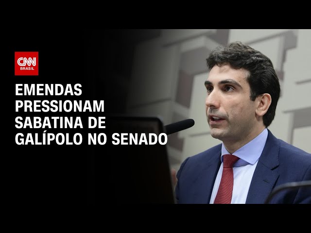 Emendas pressionam sabatina de Galípolo no Senado | CNN 360º