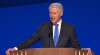 Bill Clinton, ex-presidente dos EUA, discursa na Convenção Democrata