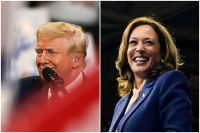 Kamala tem 48% das intenções de voto entre eleitores registrados; Trump, 47%, diz WSJ