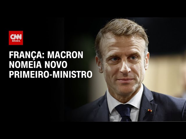 França: Macron nomeia novo primeiro-ministro | CNN NOVO DIA