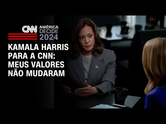 Kamala Harris para a CNN: Meus valores não mudaram | CNN Arena