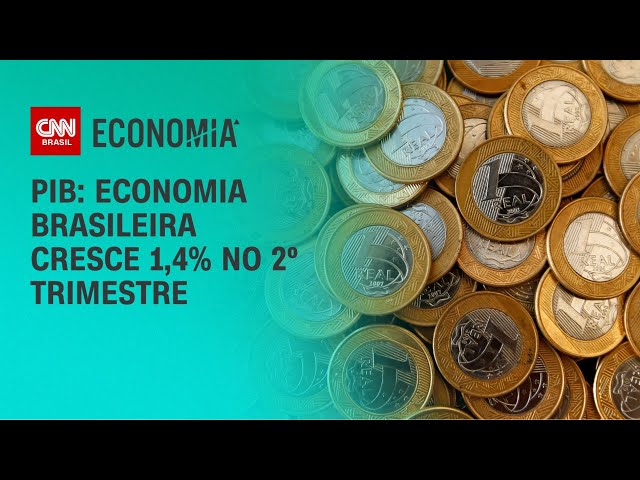 PIB: economia brasileira cresce 1,4% no 2º trimestre | LIVE CNN