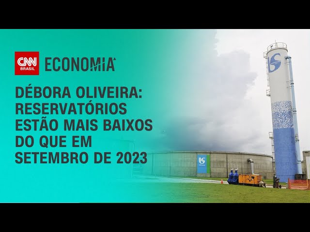 Débora Oliveira: Reservatórios estão mais baixos do que em setembro de 2023 | CNN NOVO DIA