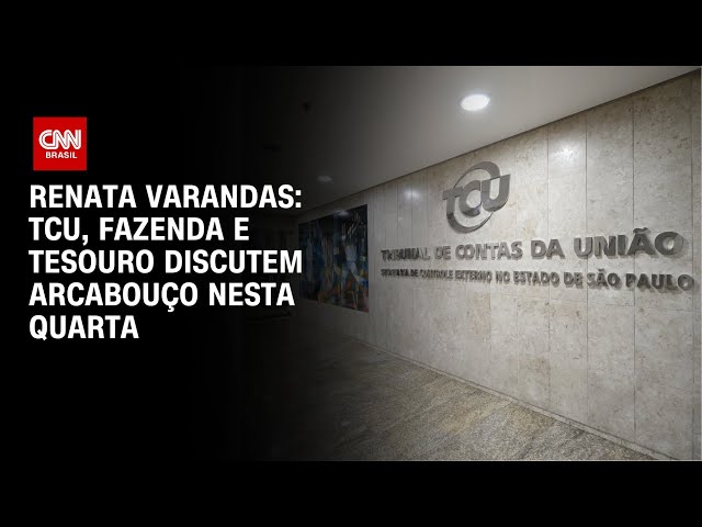 Renata Varandas: TCU, Fazenda e Tesouro discutem arcabouço nesta quarta | CNN 360º