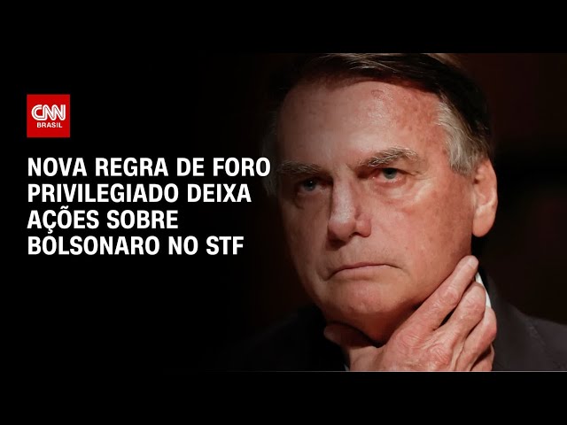 Nova regra do foro privilegiado deixa ações sobre Bolsonaro no STF | CNN ARENA