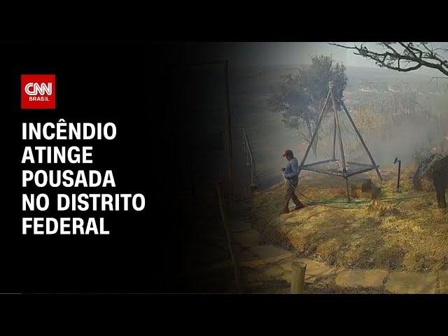 Incêndio atinge pousada no Distrito Federal | CNN NOVO DIA