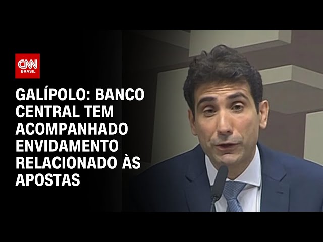 Galípolo: Banco Central tem acompanhado envidamento relacionado às apostas | BASTIDORES CNN