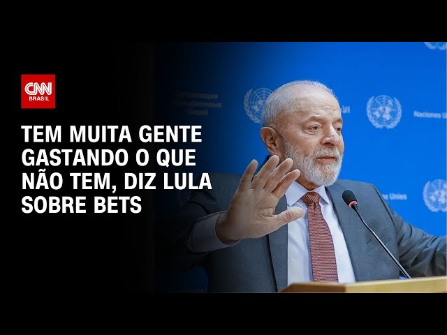 Tem muita gente gastando o que não tem, diz Lula sobre bets | CNN NOVO DIA