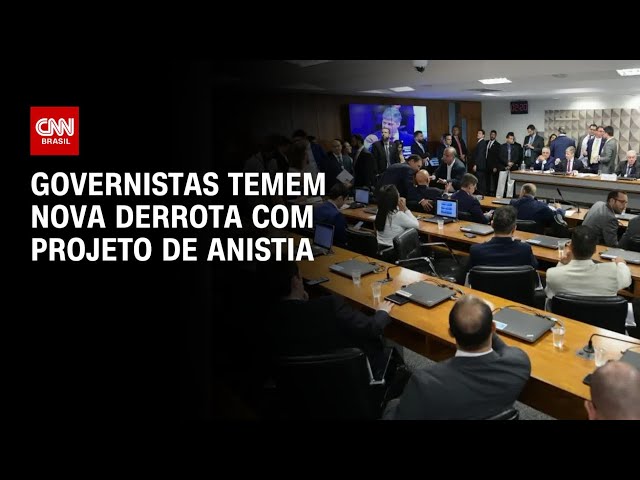 Governistas temem nova derrota com projeto de anistia | AGORA CNN