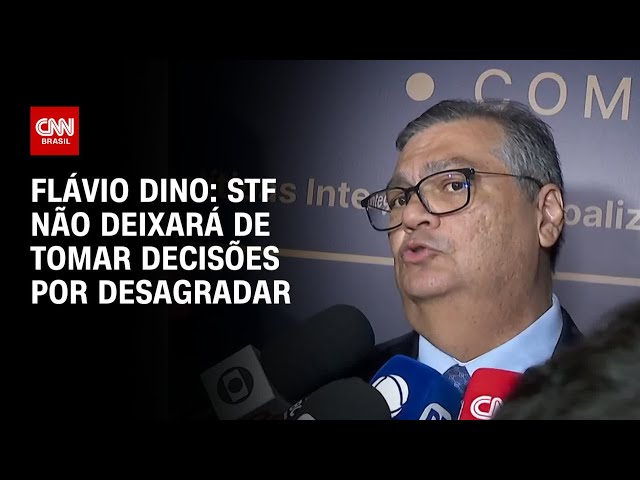 Flávio Dino: STF não deixará de tomar decisões por desagradar| CNN 360°