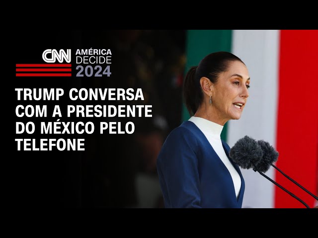 Trump conversa com a presidente do México pelo telefone | CNN 360º