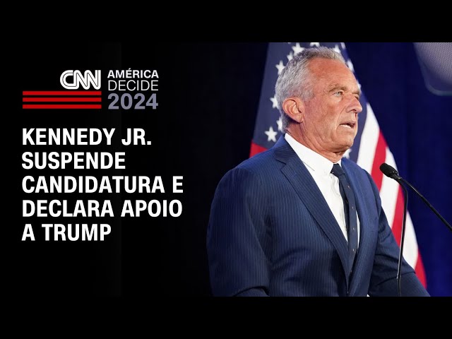 Kennedy Jr. suspende candidatura e declara apoio a Trump | CNN PRIME TIME