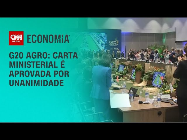 G20 Agro: Carta ministerial é aprovada por unanimidade | CNN PRIME TIME