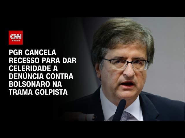 PGR cancela recesso para dar celeridade a denúncia contra Bolsonaro na trama golpista | BASTIDORES