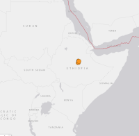 Terremoto de magnitude 5,5 atinge região da Etiópia